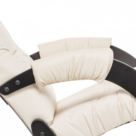 Кресло-качалка Модель 67 Венге, к/з Dundi 112