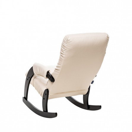 Кресло-качалка Модель 67 Венге текстура, к/з Varana cappuccino