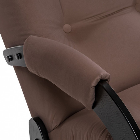 Кресло-качалка Модель 67 Венге, ткань V 23