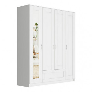 Шкаф СИРИУС трехдверный с выдвижным ящиком и зеркалом