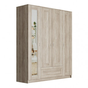 Шкаф СИРИУС трехдверный с выдвижным ящиком и зеркалом