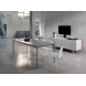Стол DOTO (20.10) M306/ M306 белый/ С180S TOP+EXT velvet white