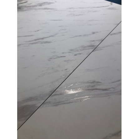 Стол IVAR 180 MARBLES KL-99 Белый мрамор, итальянская керамика М-City