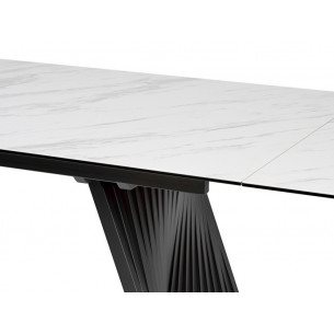 Стол IVAR 180 MARBLES KL-99 Белый мрамор, итальянская керамика М-City