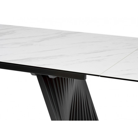 Стол IVAR 180 MARBLES KL-99 Белый мрамор, итальянская керамика М-City