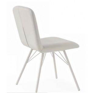 Стул EMMA CB/1662-SK mt.P94 Matt Optic white/ S92 Skuba Optic White