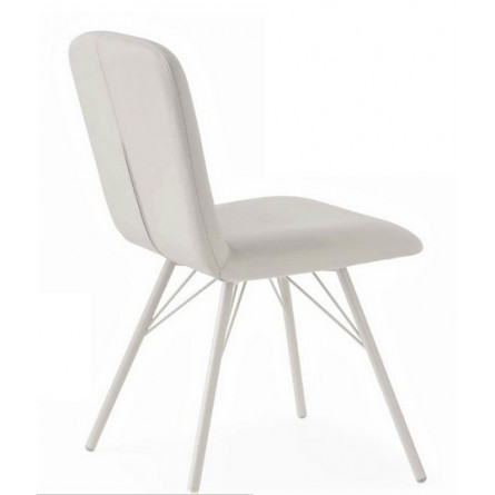 Стул EMMA CB/1662-SK mt.P94 Matt Optic white/ S92 Skuba Optic White