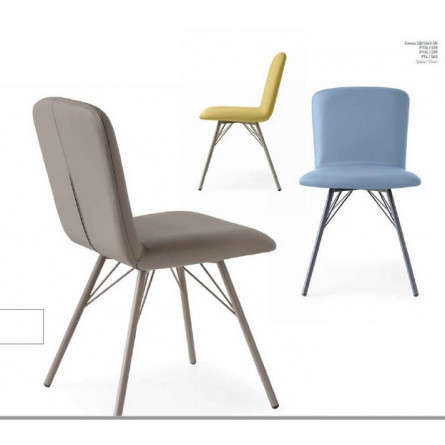 Стул EMMA CB/1662-SK mt.P94 Matt Optic white/ S92 Skuba Optic White