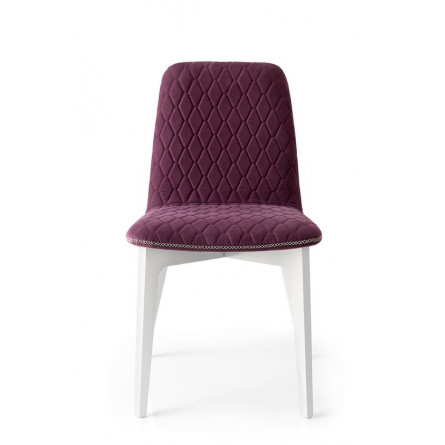 Стул SAMI CB/1472, BCH P94 MATT OPTIC WHITE/ OSLO S03 AQUAMARINE