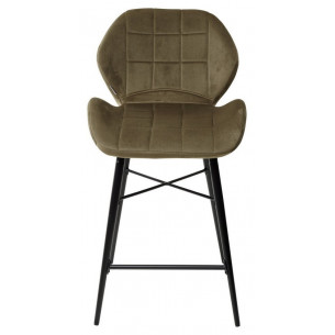 Полубарный стул MARCEL BLUVEL-77 ASH GREEN (H65cm), велюр М-City