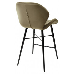Полубарный стул MARCEL BLUVEL-77 ASH GREEN (H65cm), велюр М-City