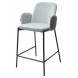 Полубарный стул NYX (H65cm) VF113 светлая мята / VF115 серо-зеленый М-City