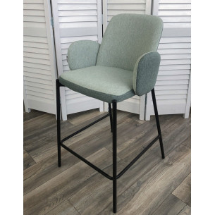 Полубарный стул NYX (H65cm) VF113 светлая мята / VF115 серо-зеленый М-City