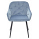 Стул BREEZE G108-56 пудровый синий/темно-серый каркас, велюр М-City Стул BREEZE G108-56 пудровый синий/темно-серый каркас, велюр М-City