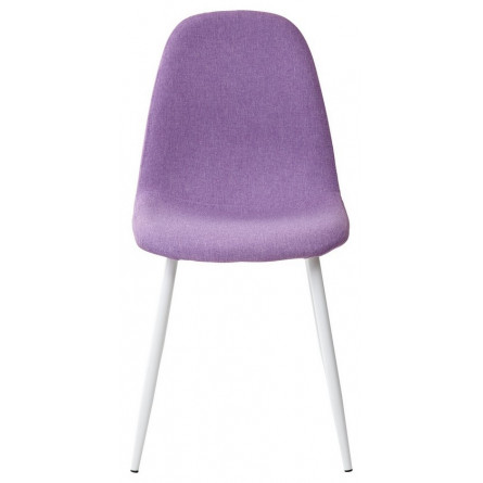 Стул CASSIOPEIA G064-16 сиреневый, ткань/ белый каркас М-City