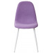 Стул CASSIOPEIA G064-16 сиреневый, ткань/ белый каркас М-City Стул CASSIOPEIA G064-16 сиреневый, ткань/ белый каркас М-City