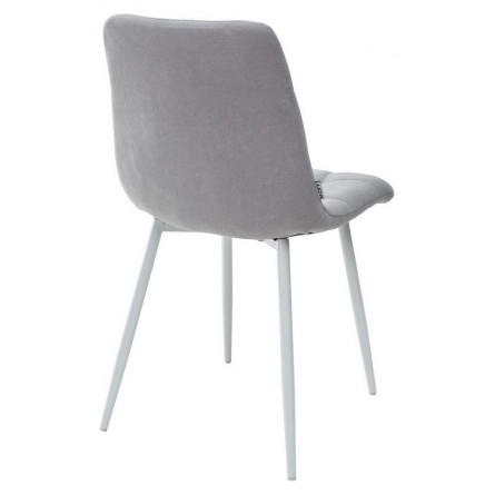 Стул CHILLI UF860-02B серо-голубой, ткань/ белый каркас М-City