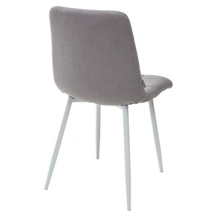 Стул CHILLI UF860-08B серый, ткань / белый каркас М-City