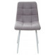 Стул CHILLI UF860-08B серый, ткань / белый каркас М-City Стул CHILLI UF860-08B серый, ткань / белый каркас М-City