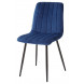 Стул DUBLIN G062-49 синий, велюр/ черный каркас М-City
