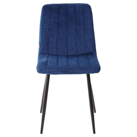 Стул DUBLIN G062-49 синий, велюр/ черный каркас М-City