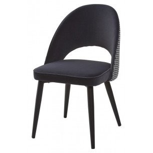 Стул FLAVOUR BLACK, велюр M-City