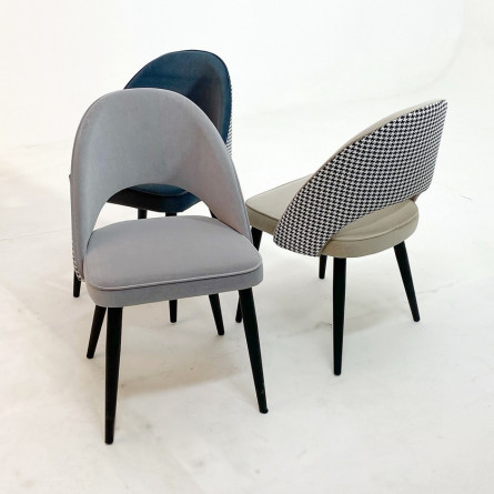 Стул FLAVOUR BLACK, велюр M-City