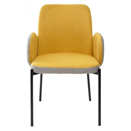 Стул NIKKI VF106 желтый / VF120 серый М-City