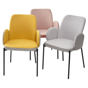 Стул NIKKI VF109 розовый / VF110 брусничный М-City