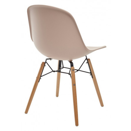 Стул BONNIE 292-DPP розовый с деревянными ножками М-City