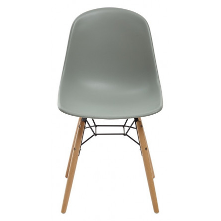 Стул BONNIE 292-DPP серый с деревянными ножками М-City