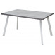 Стол BRICK M 140 Бетон Портленд/ Белый М-City Стол BRICK M 140 Бетон Портленд/ Белый М-City