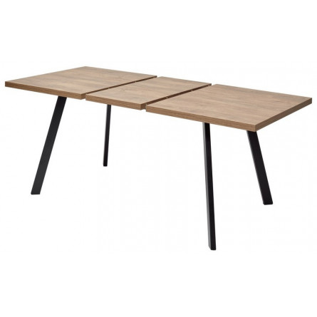 Стол BRICK M 140 Дуб Канзас/ Черный М-City