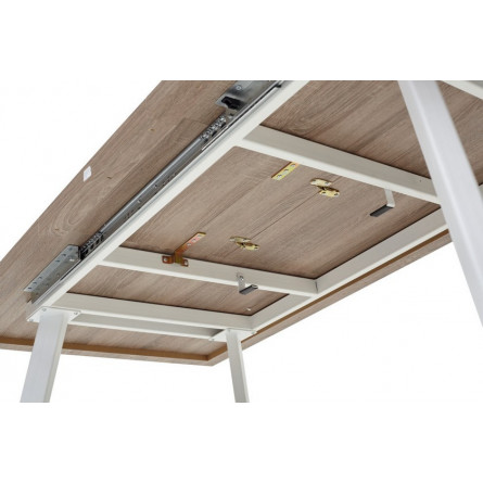 Стол BRICK M 140 Дуб Трюфель/ Белый М-City