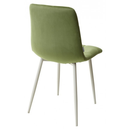 Стул CHILLI G108-27 террариумный мох/ белый каркас, велюр М-City