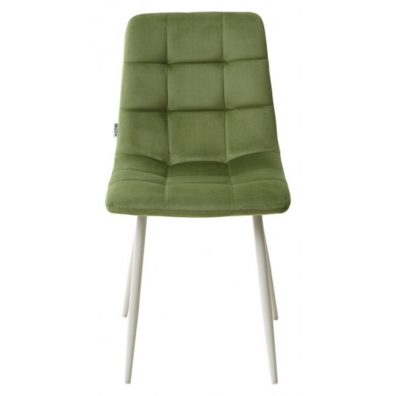 Стул CHILLI G108-27 террариумный мох/ белый каркас, велюр М-City