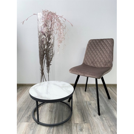 Стул DAIQUIRI BLUVEL-38 LATTE, велюр М-City