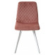 Стул DAIQUIRI BLUVEL-52 PINK / белый каркас, велюр М-City Стул DAIQUIRI BLUVEL-52 PINK / белый каркас, велюр М-City