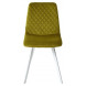 Стул DAIQUIRI BLUVEL-75 OLIVA / белый каркас, велюр М-City Стул DAIQUIRI BLUVEL-75 OLIVA / белый каркас, велюр М-City