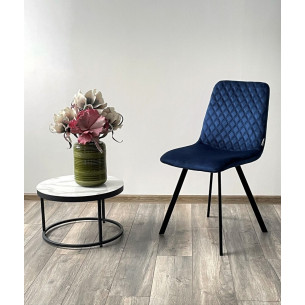 Стул DAIQUIRI BLUVEL-86 NAVY BLUE, велюр М-City