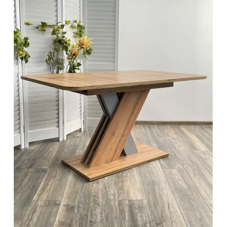 Стол EXEL 140 Дуб Вотан/ Алюминий М-City