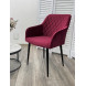 Стул BRANDY-X ВИННЫЙ 16, велюр / черный каркас М-City Стул BRANDY-X ВИННЫЙ 16, велюр / черный каркас М-City