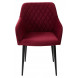 Стул BRANDY-X ВИННЫЙ 16, велюр / черный каркас М-City Стул BRANDY-X ВИННЫЙ 16, велюр / черный каркас М-City
