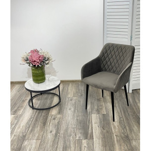 Стул BRANDY-X ГРАФИТ 14, велюр / черный каркас М-City