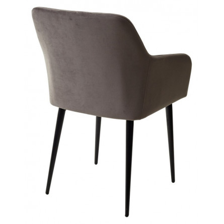 Стул BRANDY-X ГРАФИТ 14, велюр / черный каркас М-City