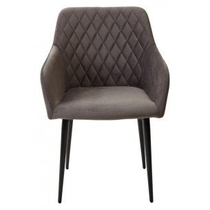 Стул BRANDY-X ГРАФИТ 14, велюр / черный каркас М-City