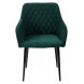 Стул BRANDY-X ЗЕЛЕНЫЙ 19, велюр / черный каркас М-City Стул BRANDY-X ЗЕЛЕНЫЙ 19, велюр / черный каркас М-City
