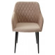 Стул BRANDY-X БЕЖЕВЫЙ 5, велюр / черный каркас М-City Стул BRANDY-X БЕЖЕВЫЙ 5, велюр / черный каркас М-City