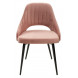 Стул FANTINE-LS РОЗОВЫЙ 15, велюр / черный каркас М-City