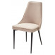 Стул NEPAL-P БЕЖЕВЫЙ 5, велюр/ черный каркасМ-City Стул NEPAL-P БЕЖЕВЫЙ 5, велюр/ черный каркасМ-City